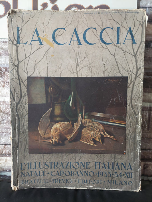 La caccia. L'illustrazione italiana. 1933