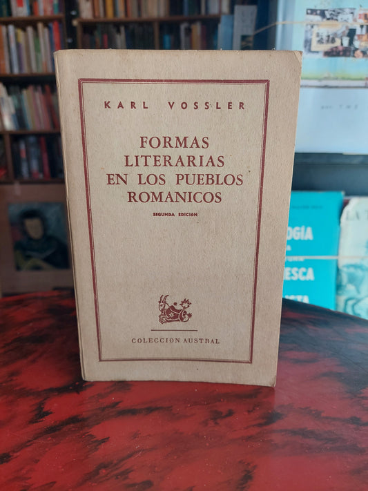 Formas literarias en los pueblos germánicos - Karl Vossler