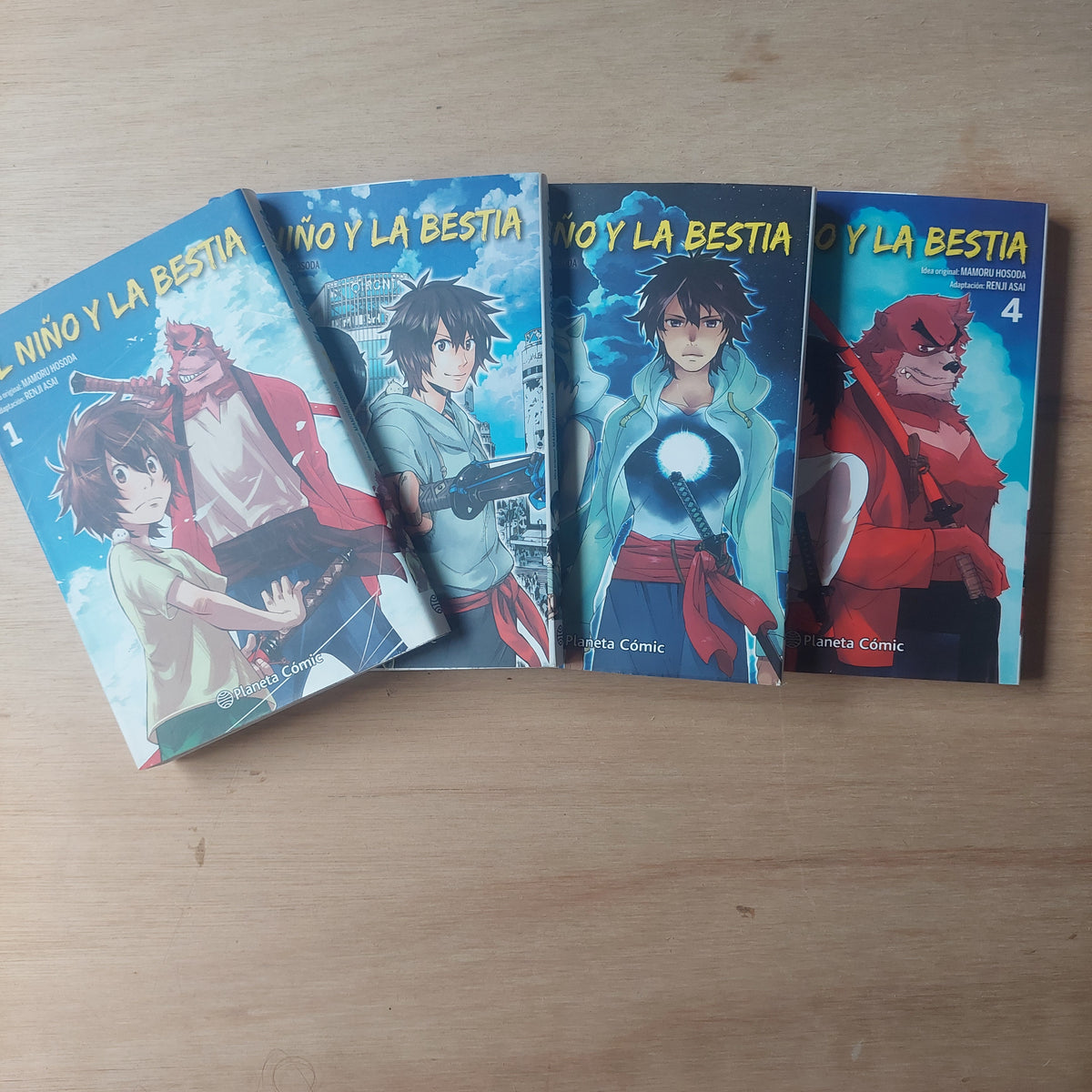 El niño y la bestia - Hosoda y Asai. Serie completa (como nuevos)