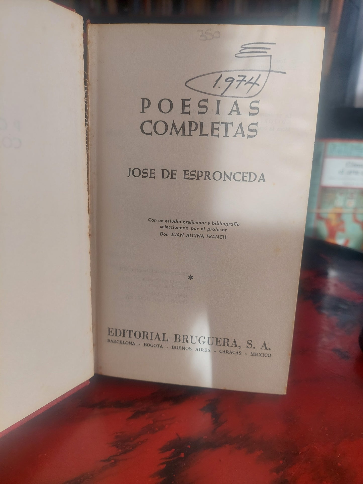 Poesías completas José de Espronceda
