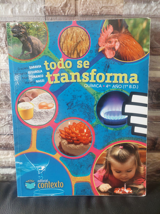 Todo se transforma. Química 4to año