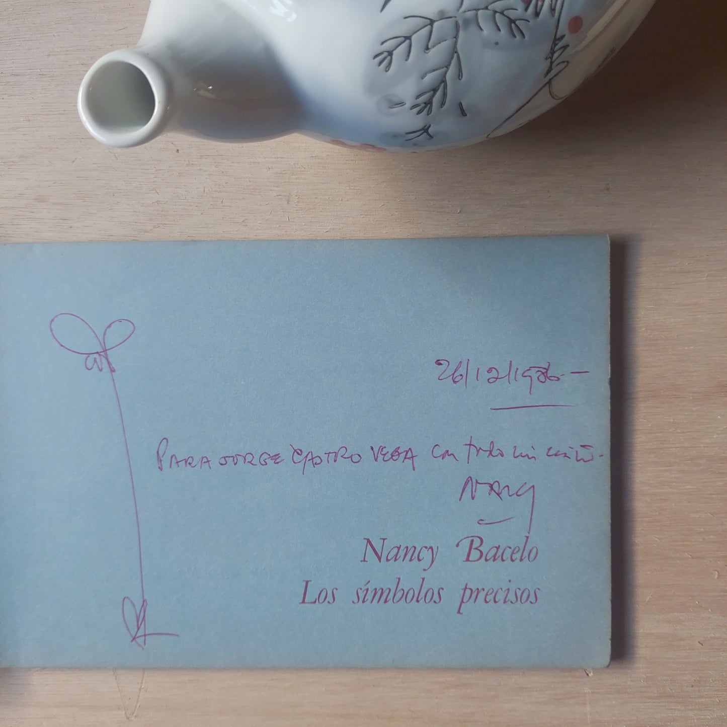 Los símbolos precisos - Nancy Bacelo (firmado y dedicado por la autora)