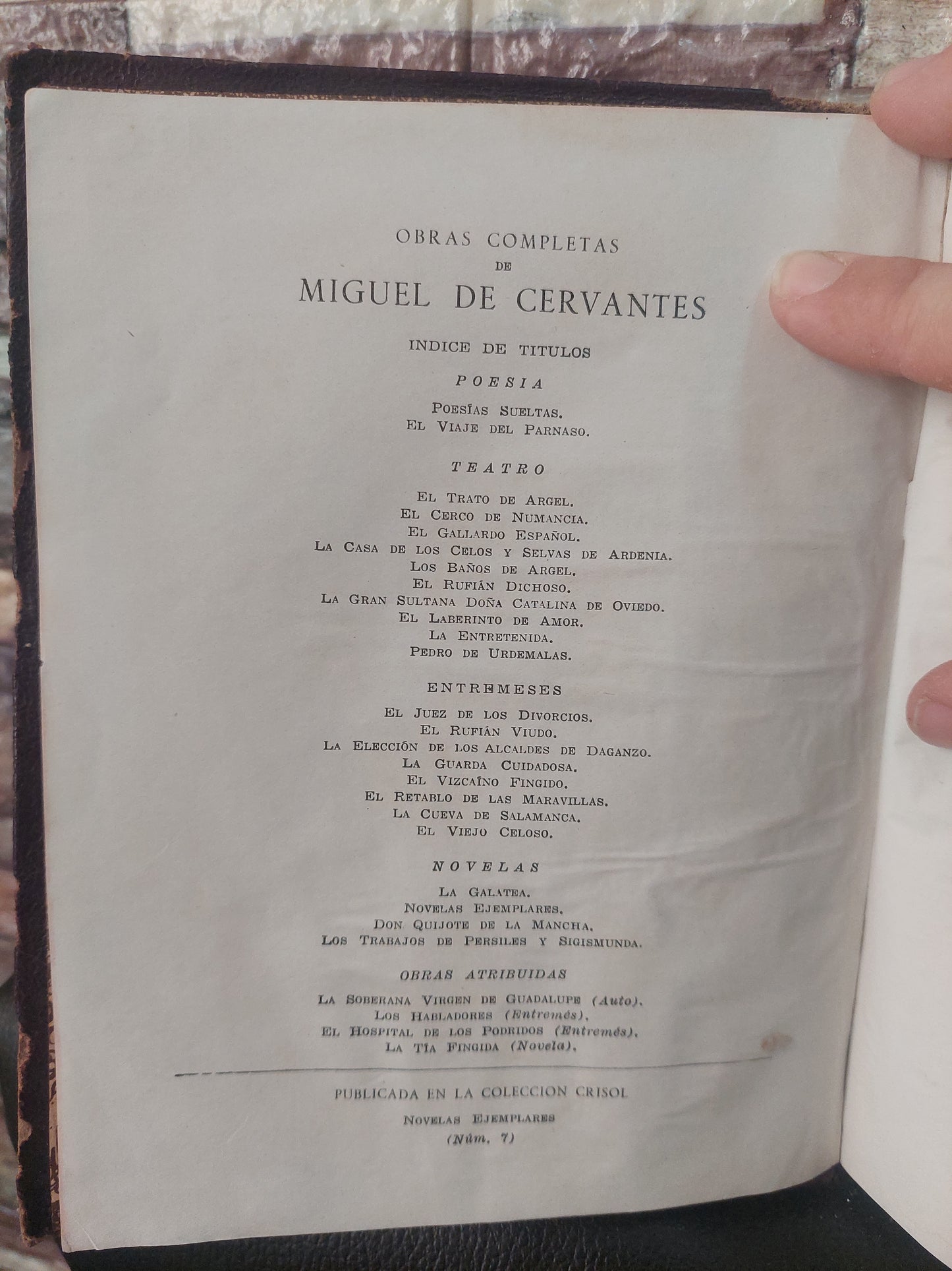 Obras completas Miguel de Cervantes