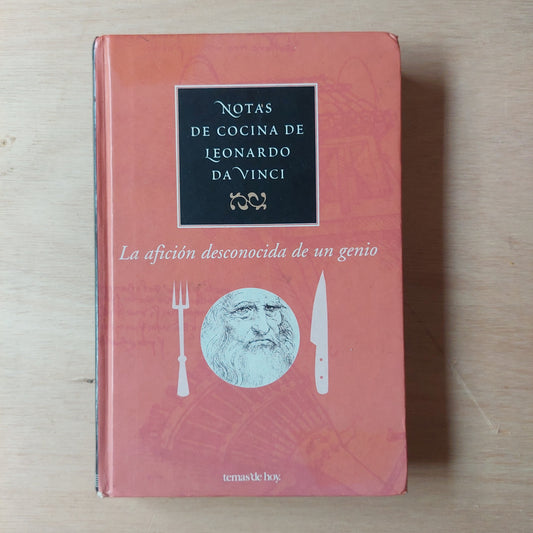 Notas de cocina de Leonardo Da Vinci (pequeño detalle de humedad)
