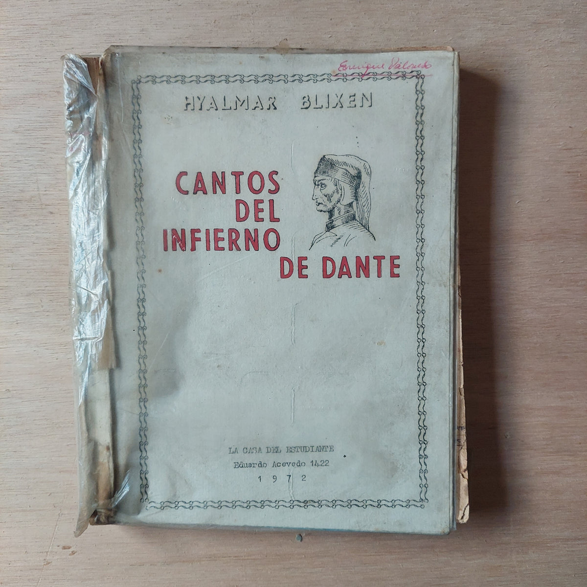 Cantos del infierno de Dante - Hyalmar Blixen