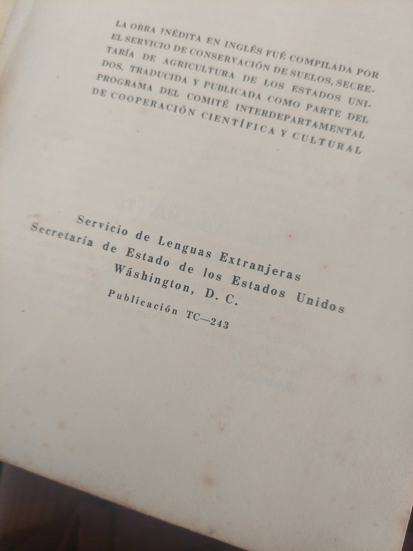 Manual de conservación de suelos
