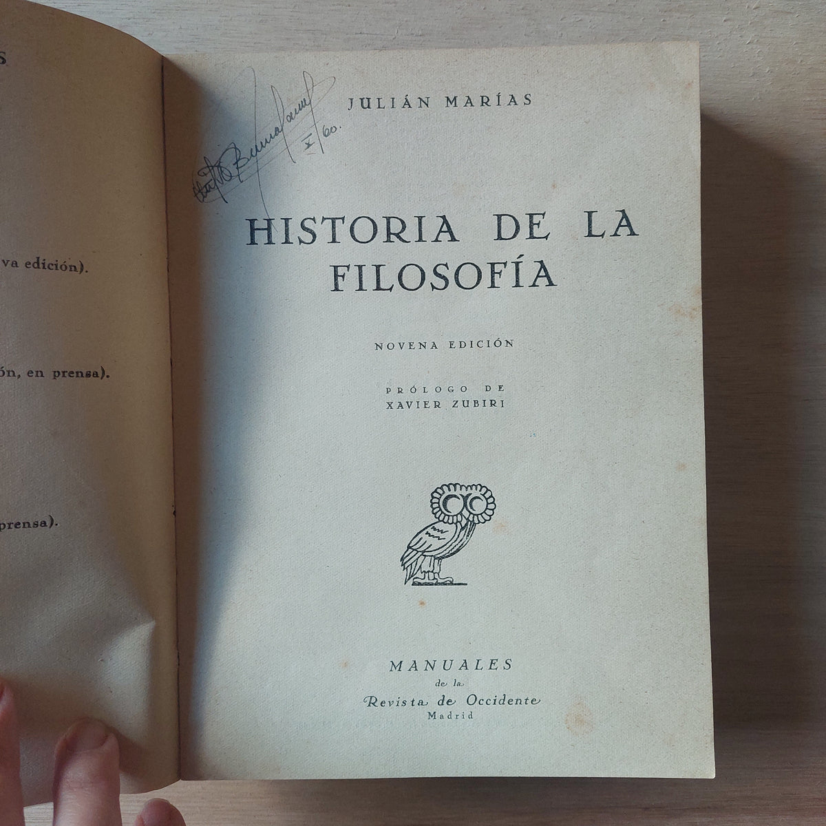 Historia de la filosofía - Julián Marías