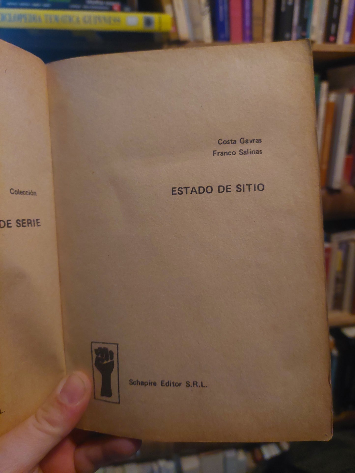 Estado de sitio - Costa Gavras y Franco Salinas (guión cinematográfico)
