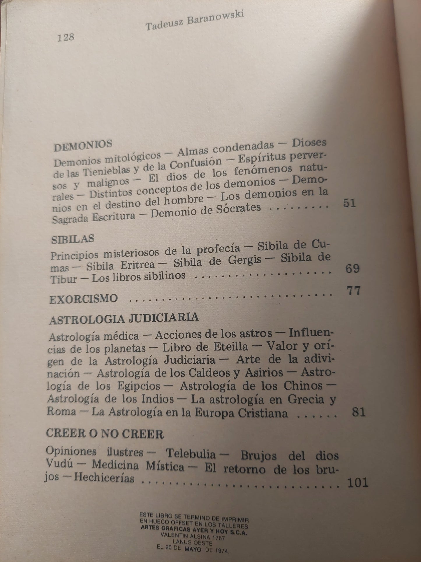 Misterios de la hechiceria antigua - Tadeusz Baranowski