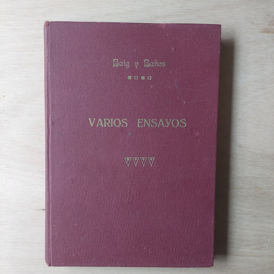 Varios ensayos - Aurelio Báig Baños