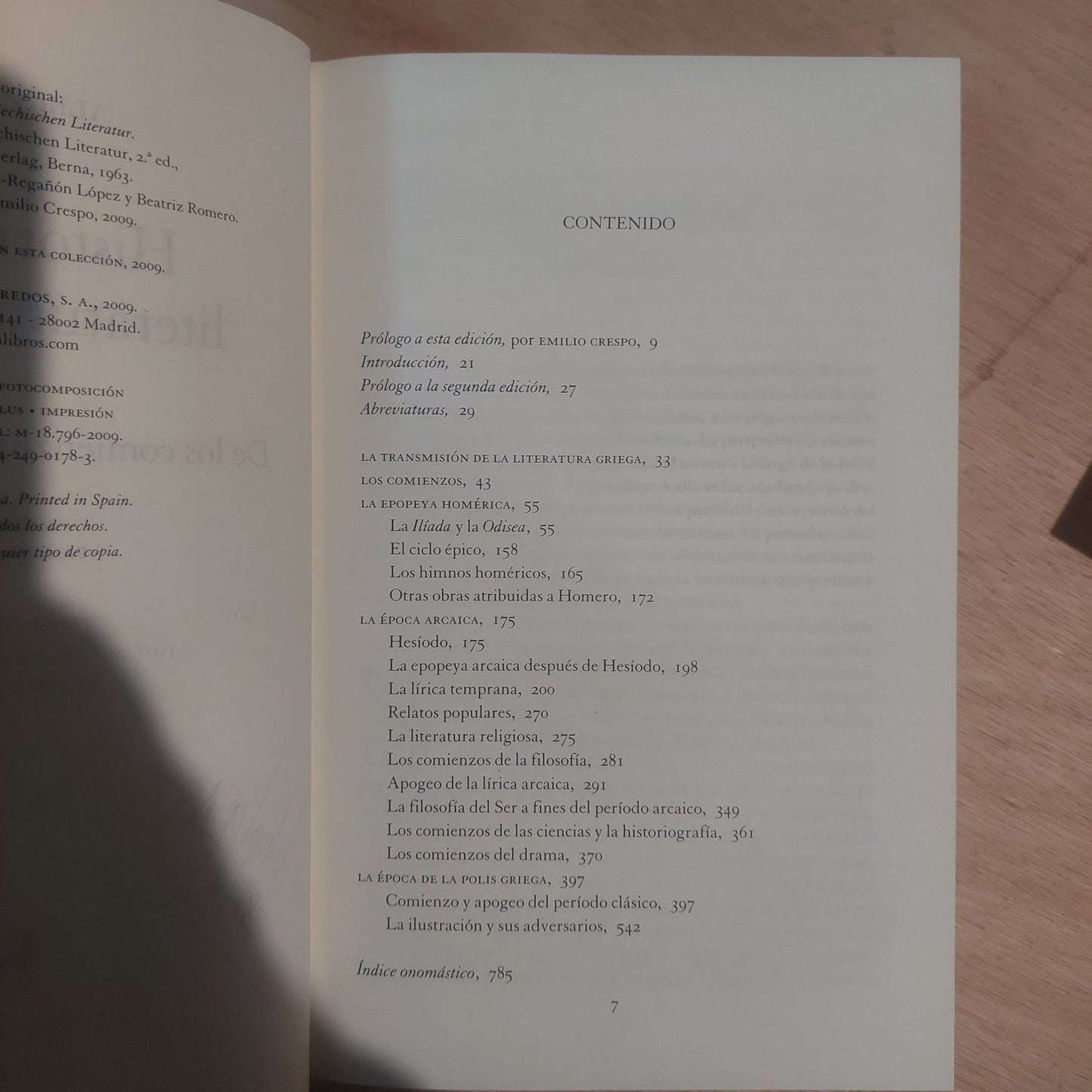 Historia de la literatura griega I y II - Albin Lesky (como nuevos)