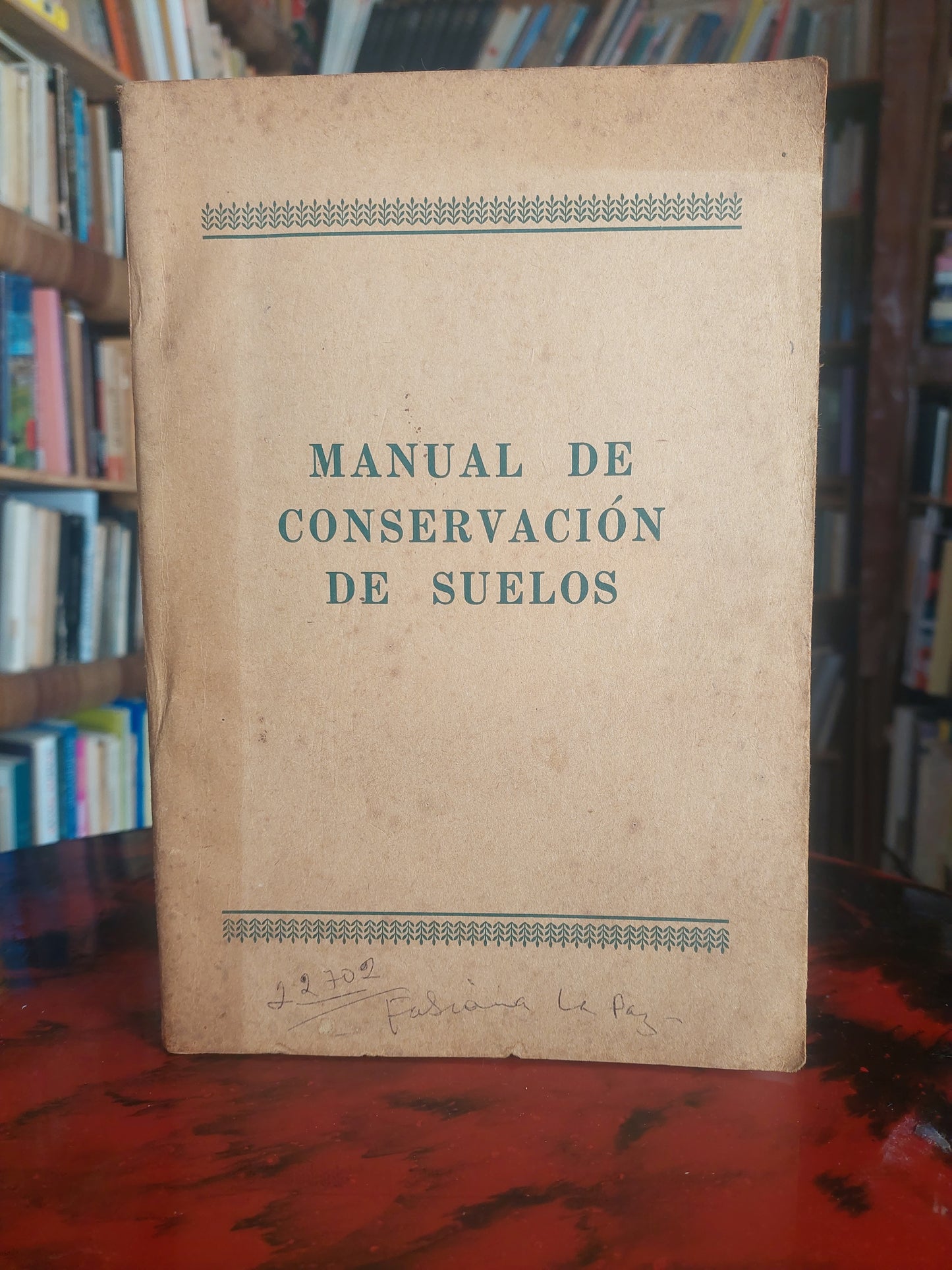 Manual de conservación de suelos