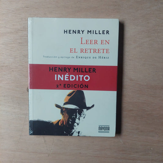 Leer en el retrete - Henry Miller (nuevo y sellado)