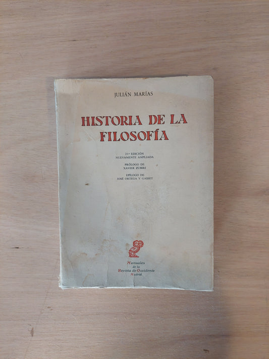 Historia de la filosofía - Julián Marías