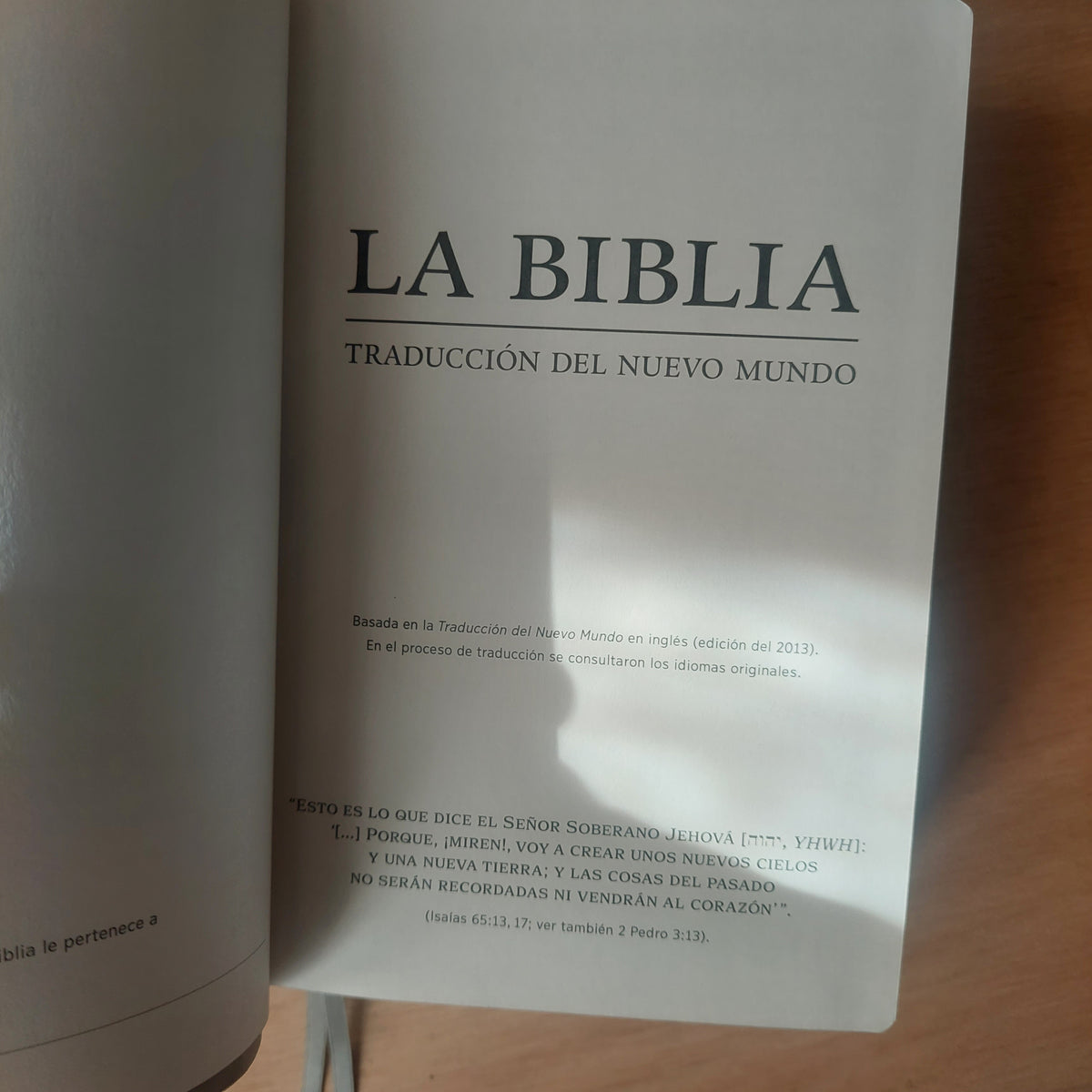 La biblia. Traducción del nuevo mundo