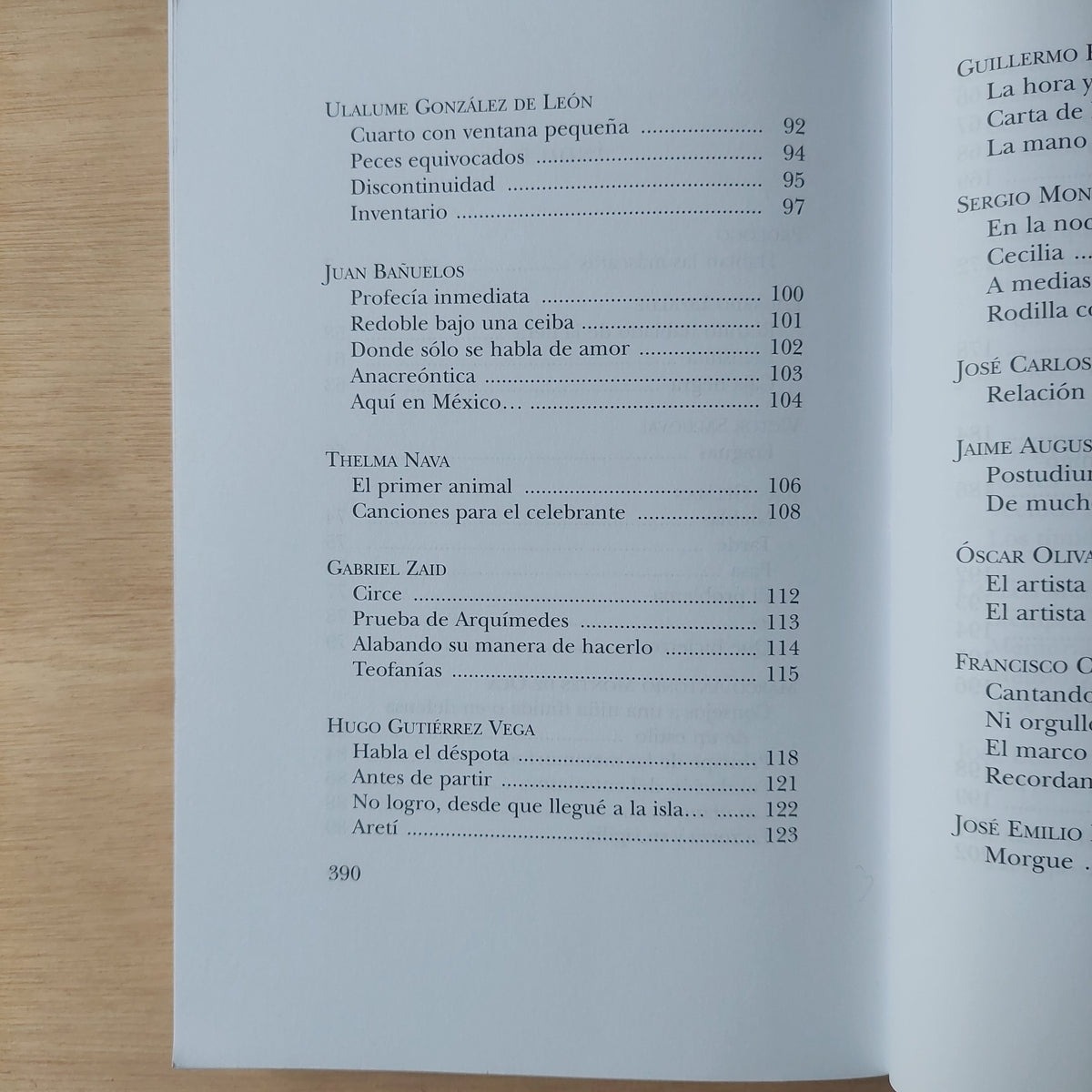 Antología. La poesía del siglo XX en México