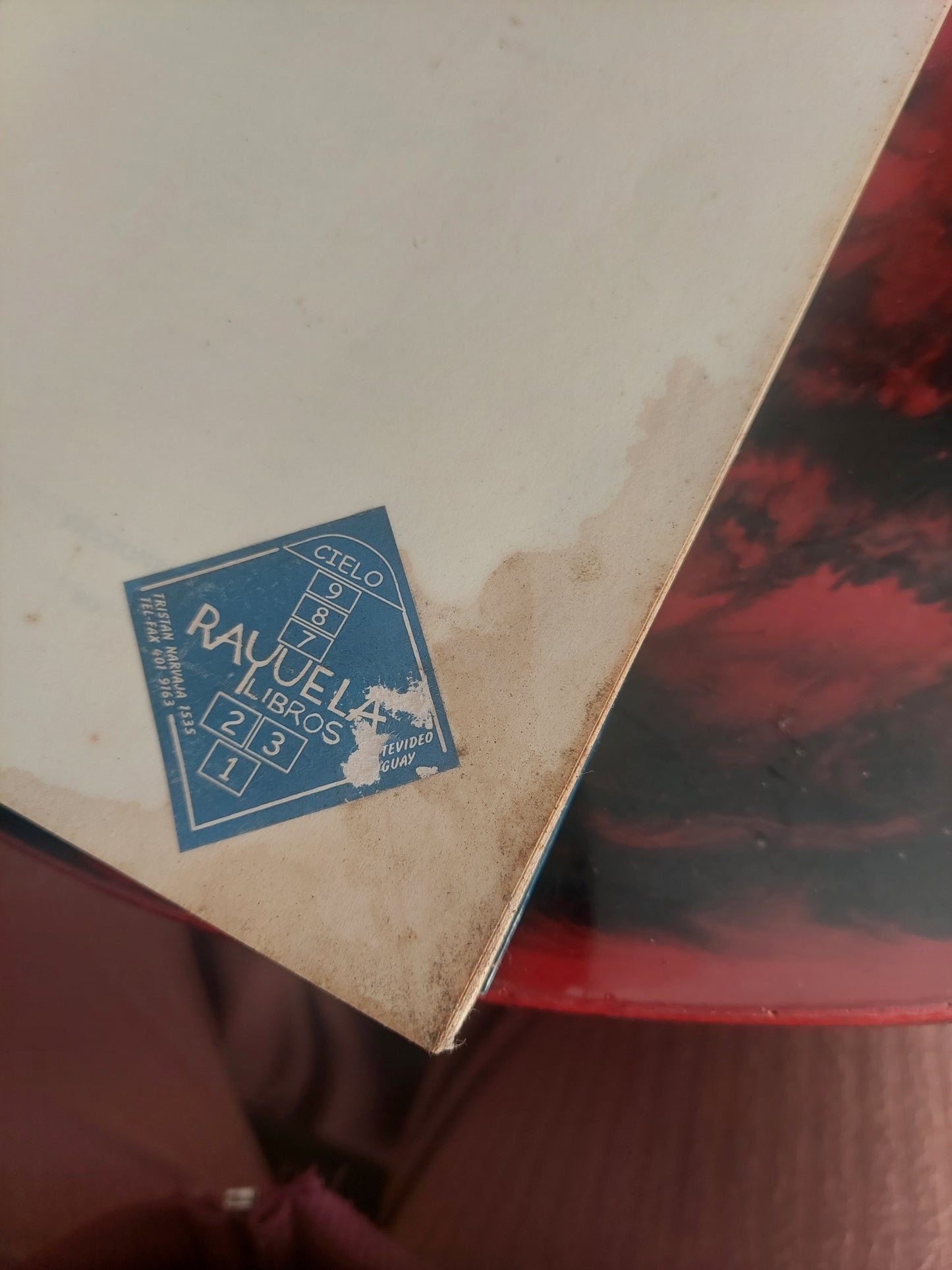 El arte de la ficción - David Lodge. Detalles de humedad en las primeras páginas