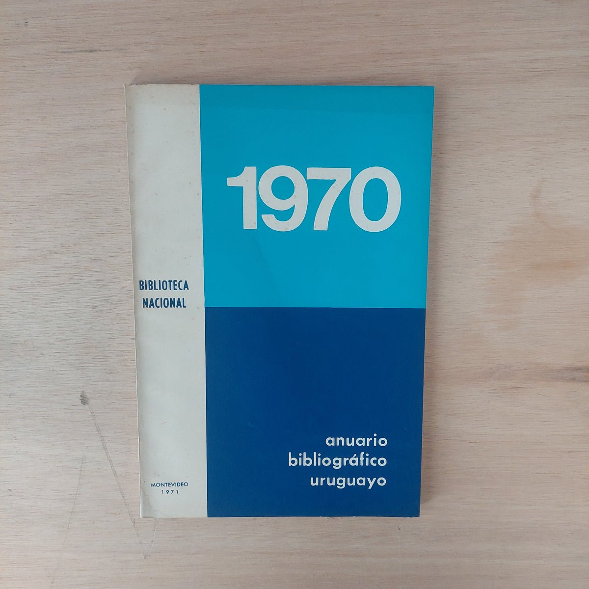 Anuario bibliográfico uruguayo Biblioteca Nacional 1970