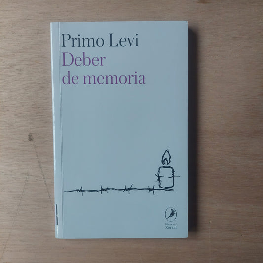 Deber de memoria - Primo Levi (como nuevo)
