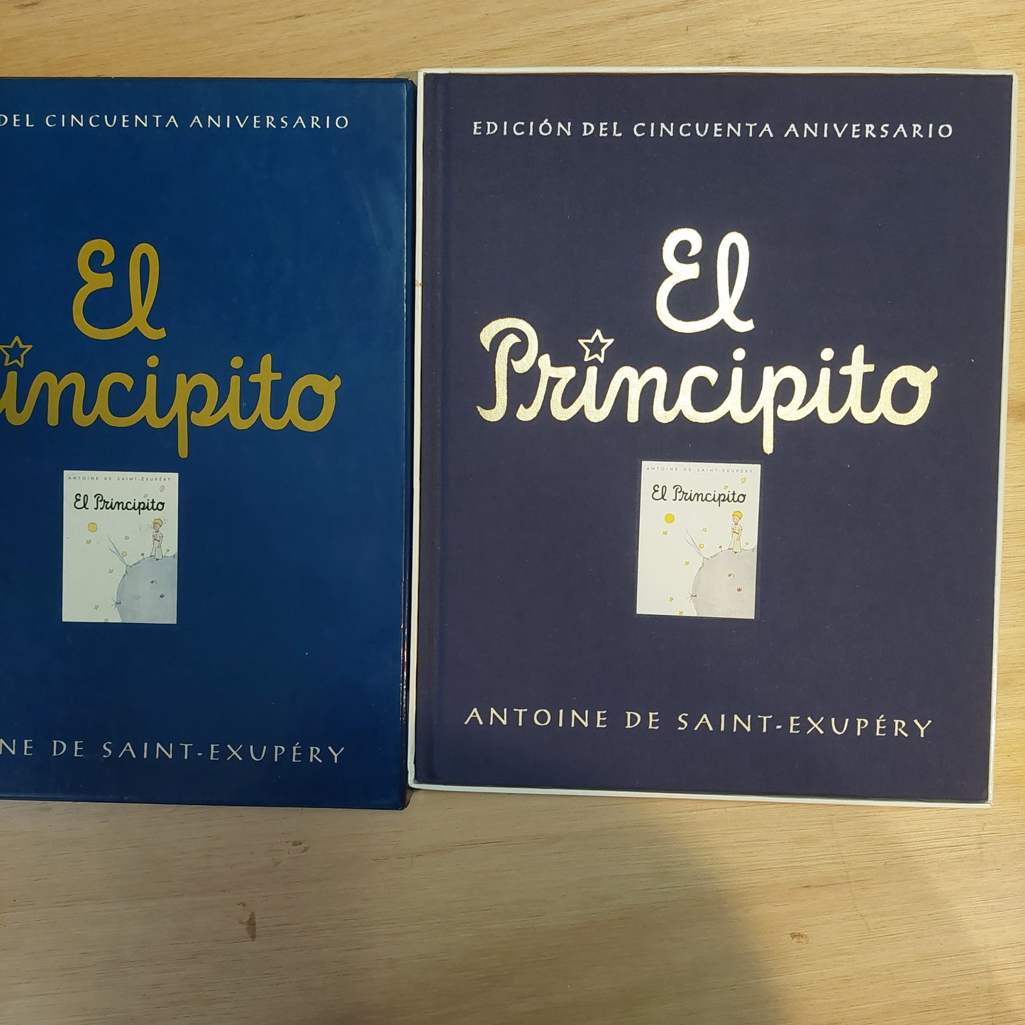 El principito - Antoine de Saint-Exupéry. Edición del cincuenta aniversario con estuche. Como nuevo
