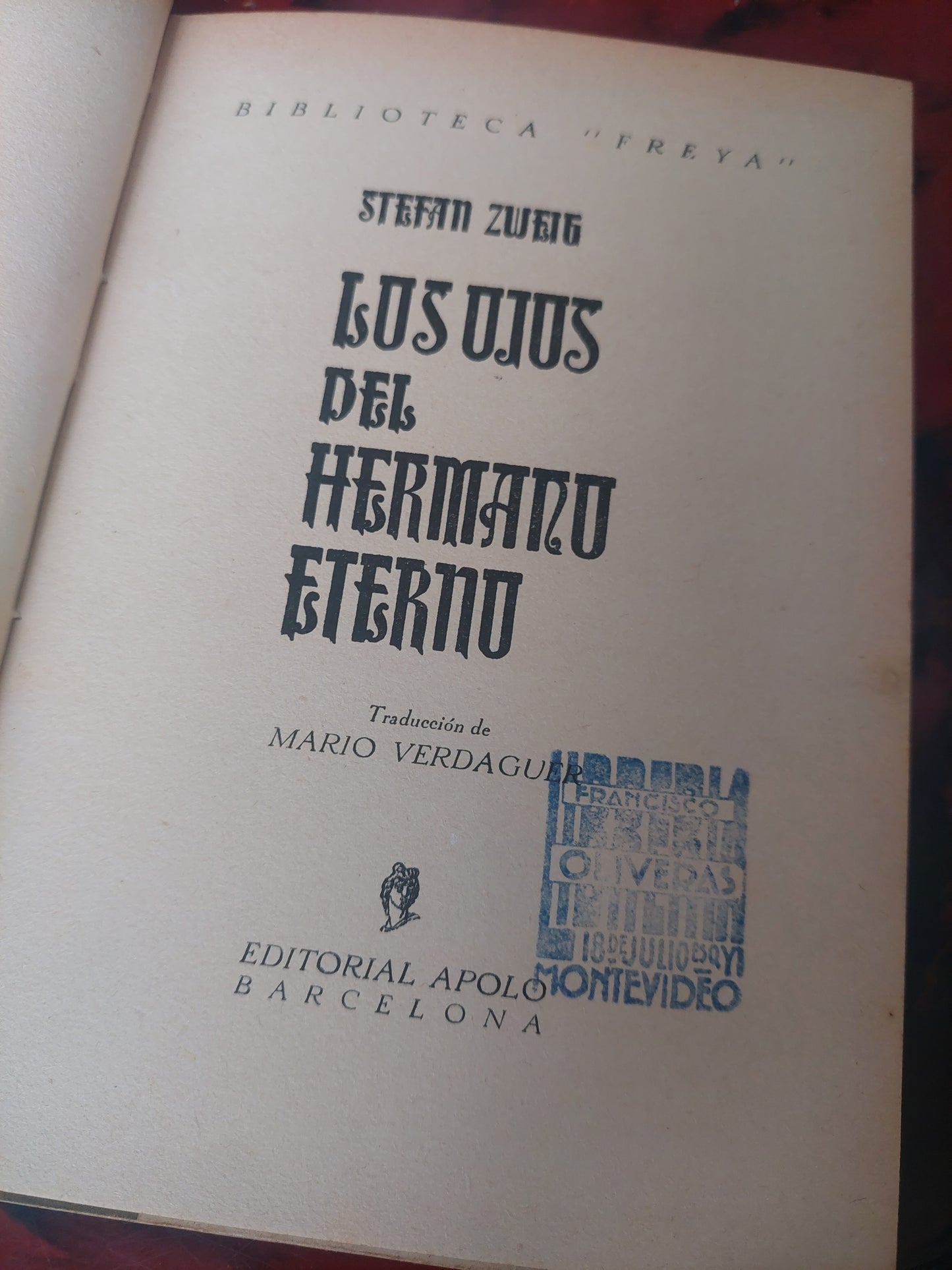 Los ojos del hermano eterno - Stefan Zweig