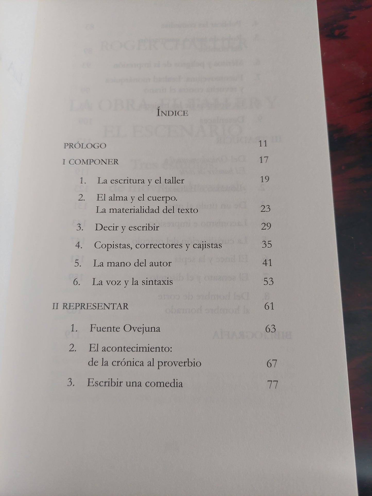 La obra, el taller y el escenario - Roger Chartier