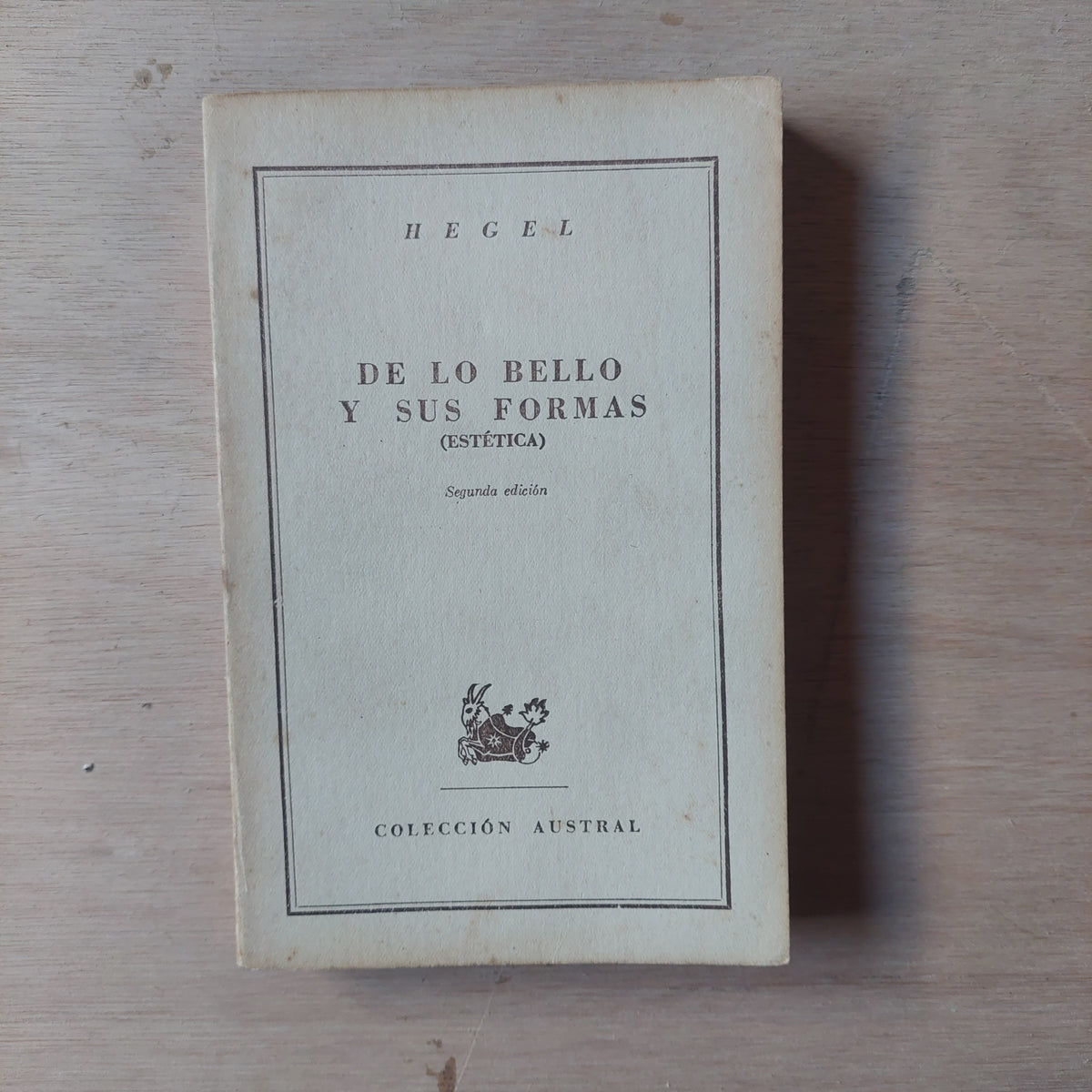 De lo bello y sus formas - Hegel