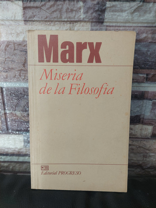 Miseria de la filosofía - Marx