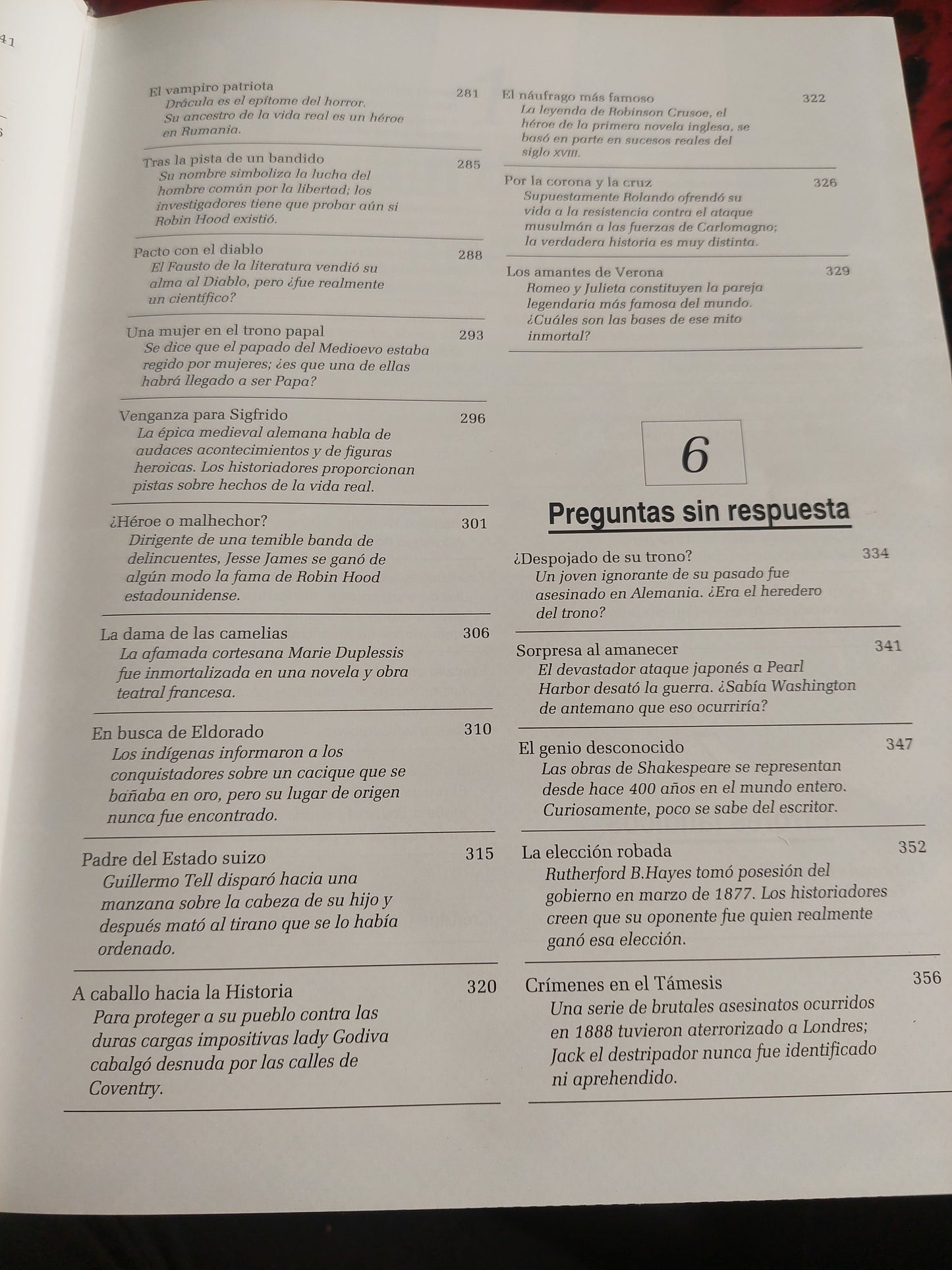 Secretos y misterios de la historia