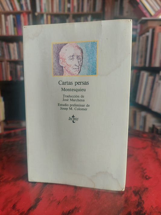 Cartas persas - Montesquieu (detalle humedad en tapa)