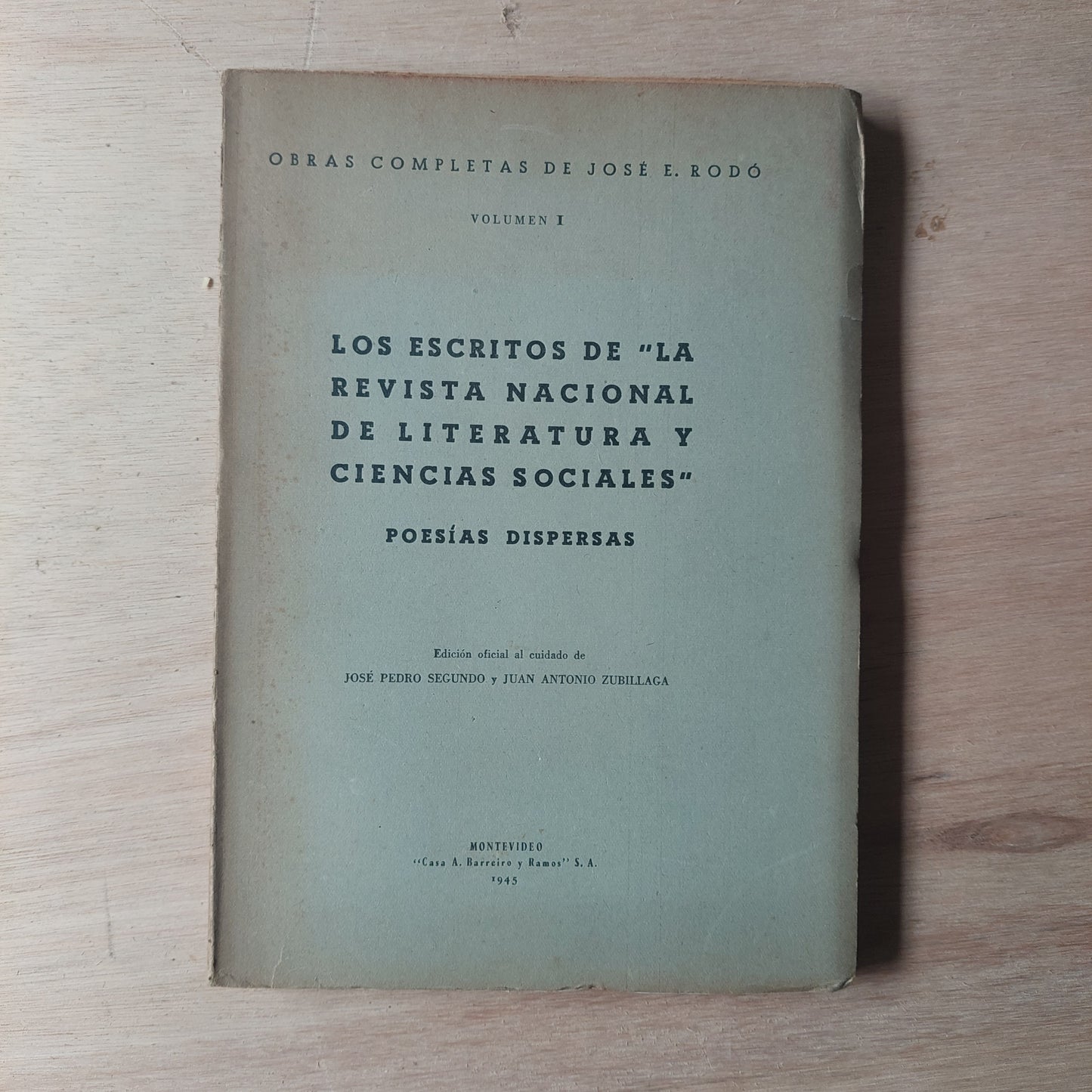 Obras completas José Enrique Rodó