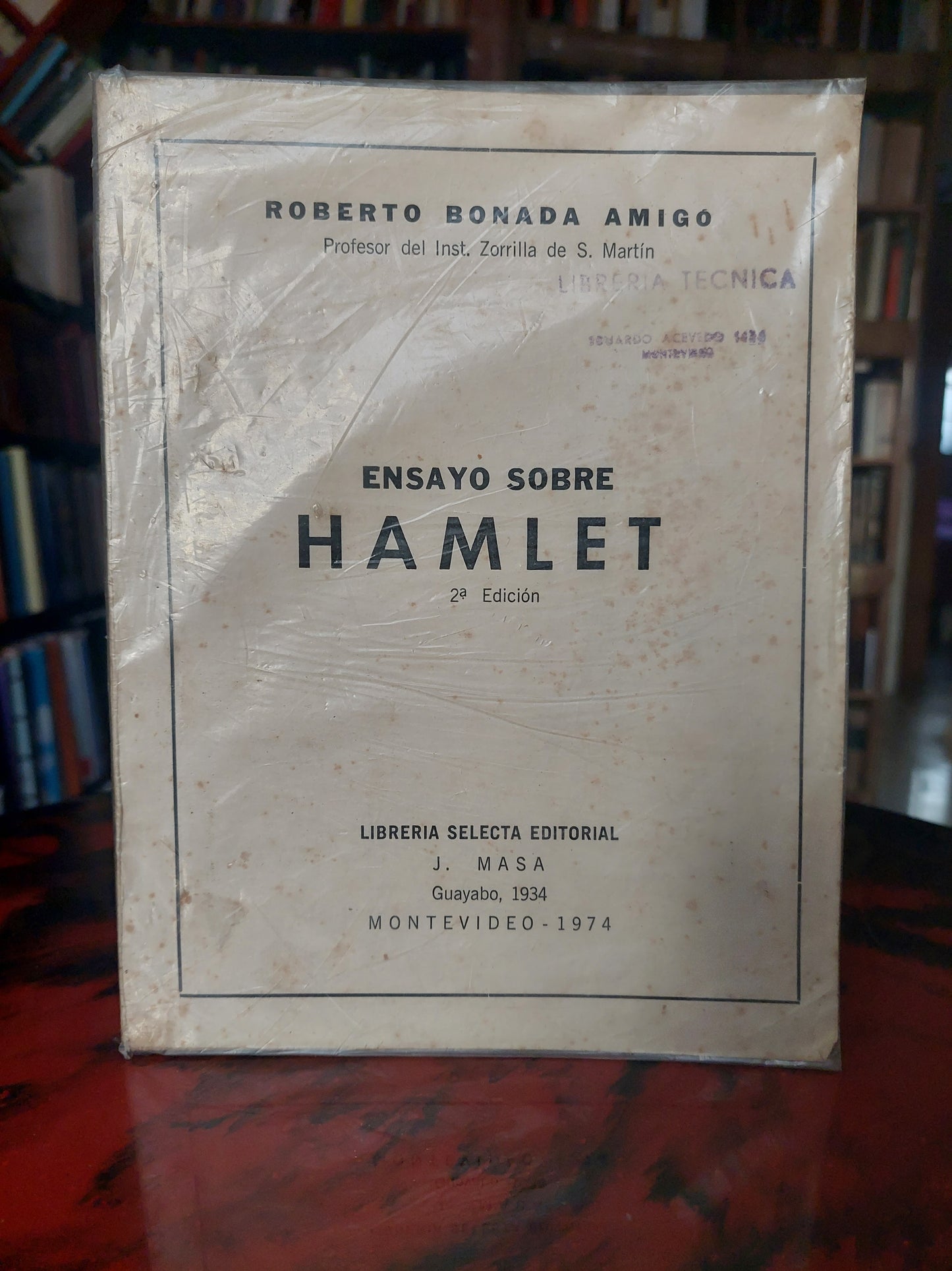Ensayo sobre Hamlet - Roberto Bonada Amigo