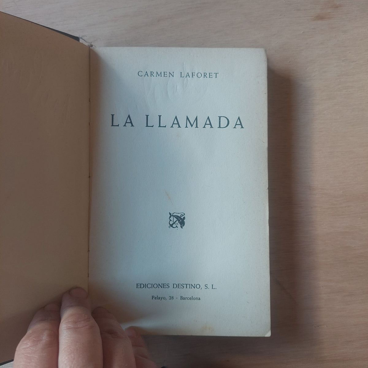 La llamada - Carmen Laforet