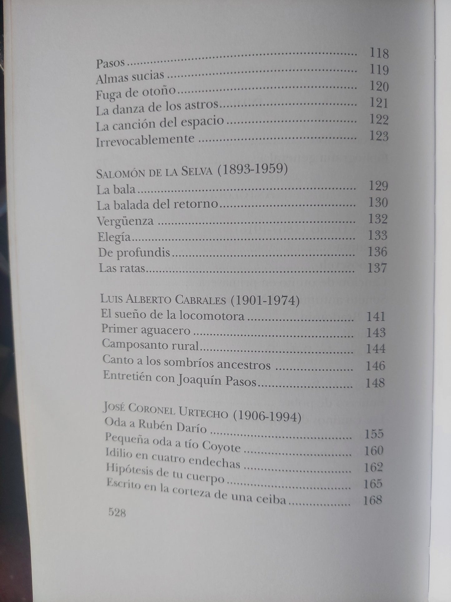 Antología . La poesía del siglo XX en Nicaragua