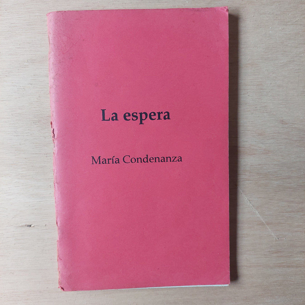 La espera - María Condenanza
