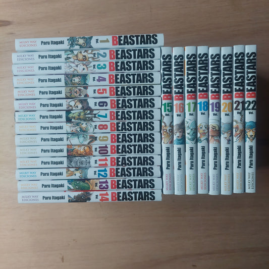 Beastars - Paru Itagaki. Serie completa, 22 tomos (como nuevos)