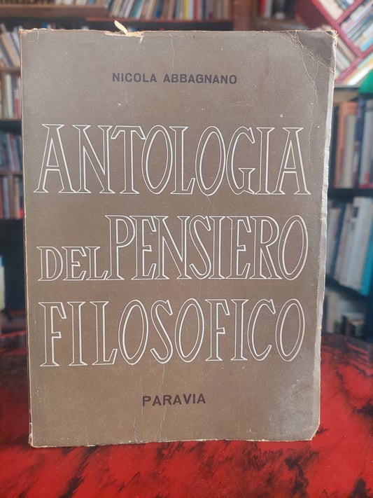 Antologia del pensiero filosófico - Nicola Abbagnano (en italiano)