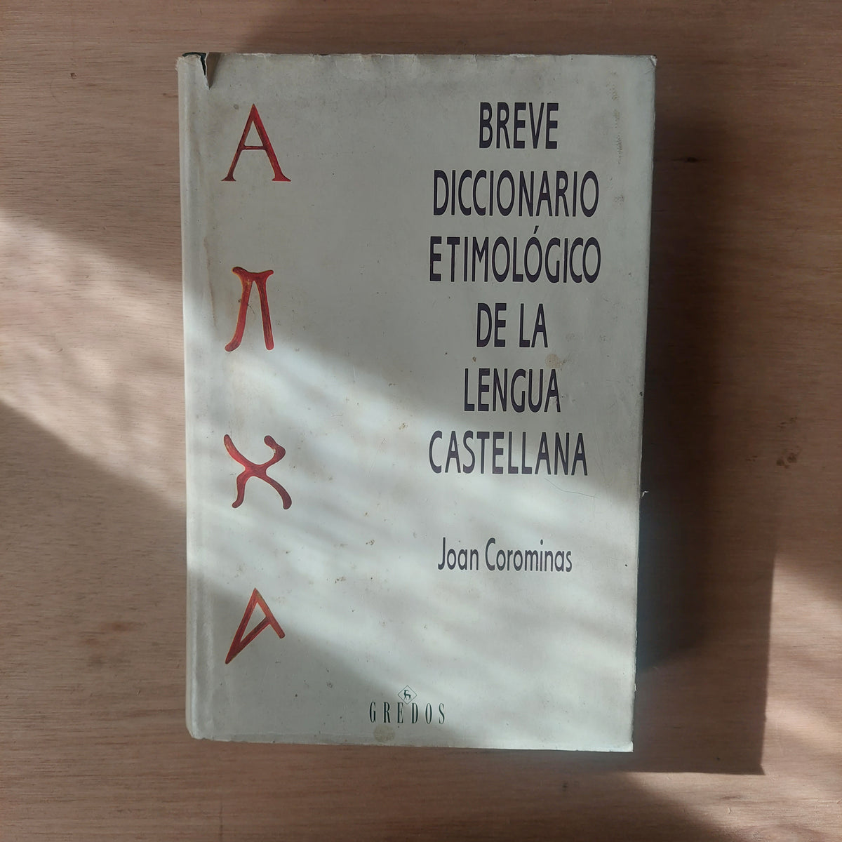 Breve diccionario etimológico de la lengua castellana - Joan Corominas
