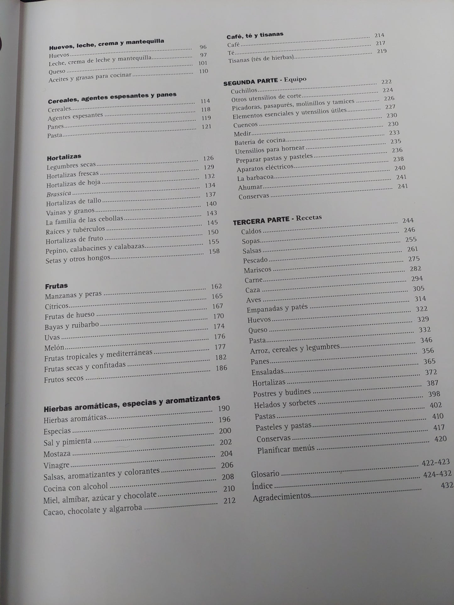 Enciclopedia culinaria. Ingredientes, equipo, recetas