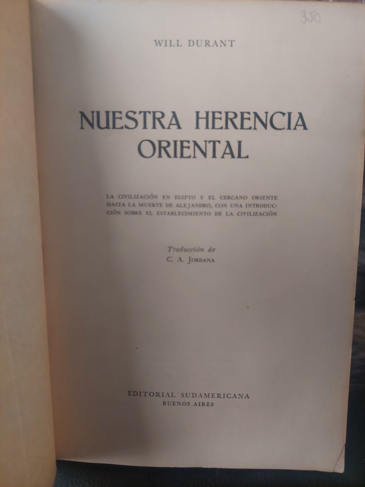 Nuestra herencia oriental - Will Durant