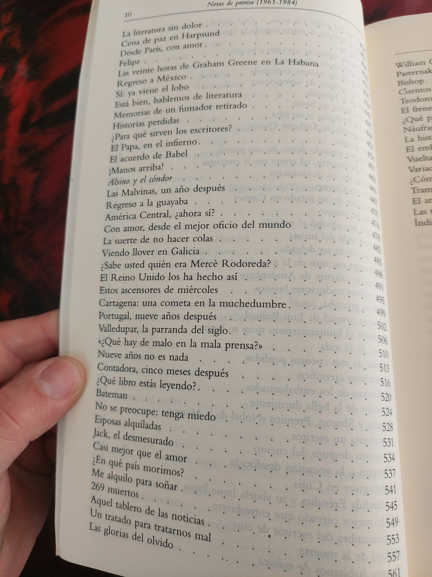 Notas de prensa. Obra periodística 5 (1961-1984) - Gabriel Garcia Márquez