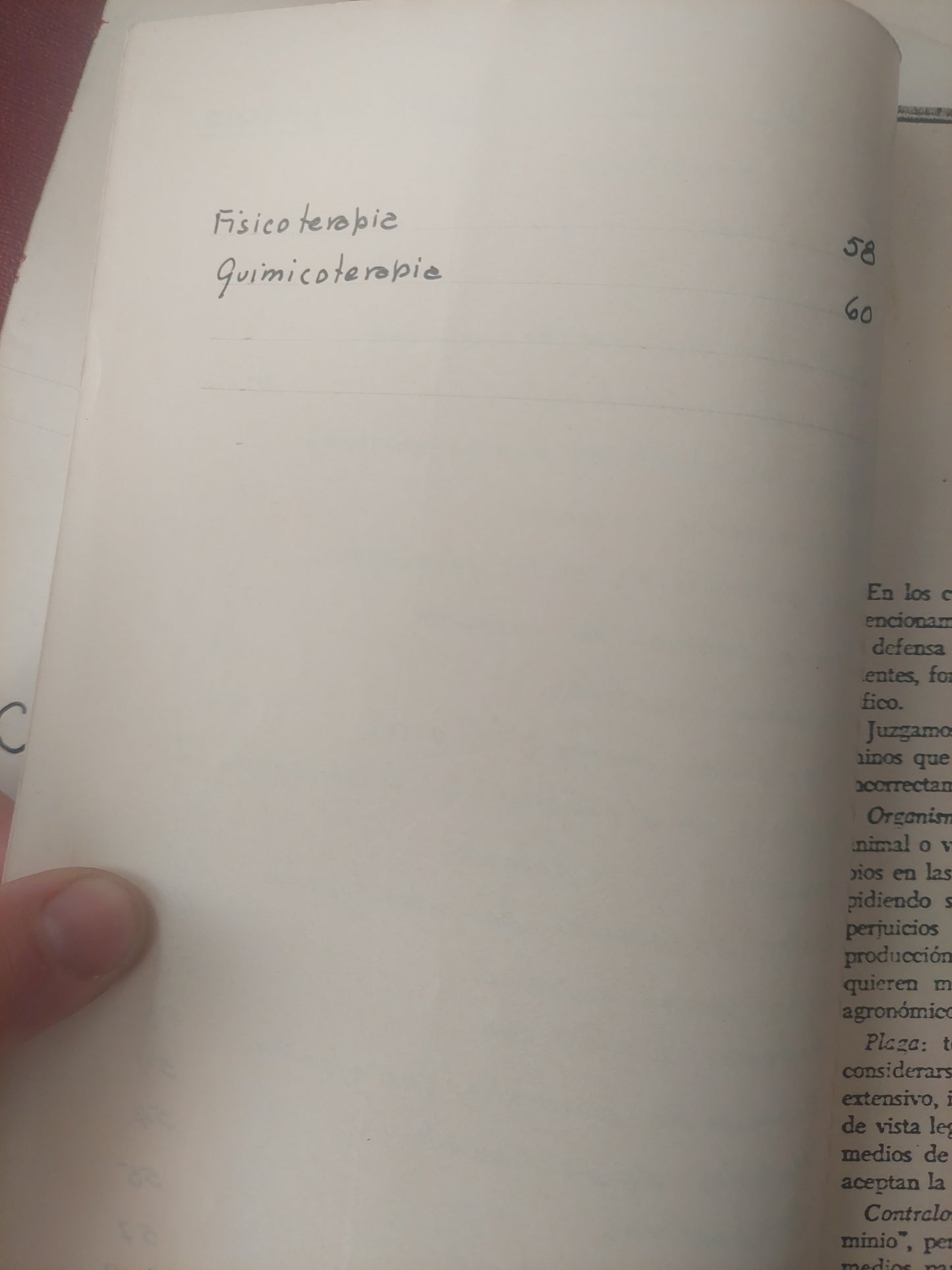 Introducción a la terapia vegetal. Cap III control fitosanitario