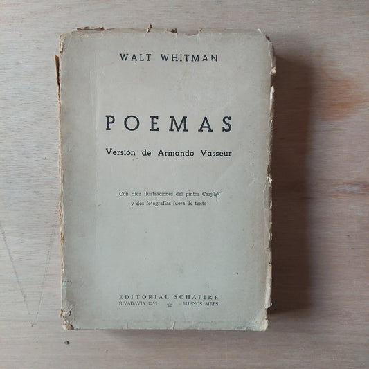 Poemas Walt Whitman. Versión de Armando Vasseur