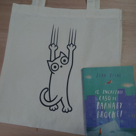 Tote bag gato arañador