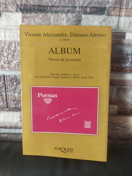 Álbum. Versos de juventud - Vicente Aleixandre, Dámaso Alonso y otros