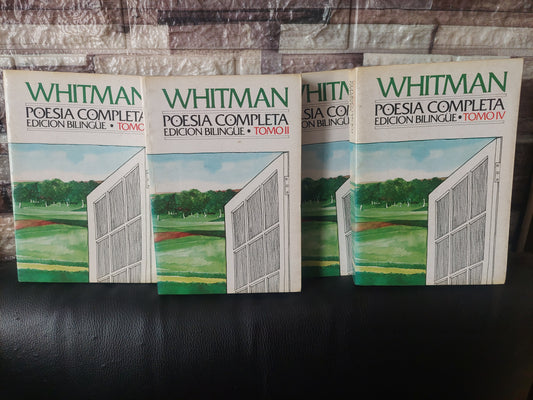 Poesía completa edición bilingue Walt Whitman